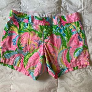 Lilly Pulitzer LOT of two size 8 shorts in EUC